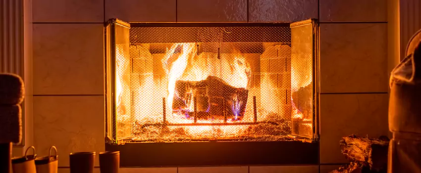 Mendota Hearth Landscape Fireplace Installation in Encinitas, California