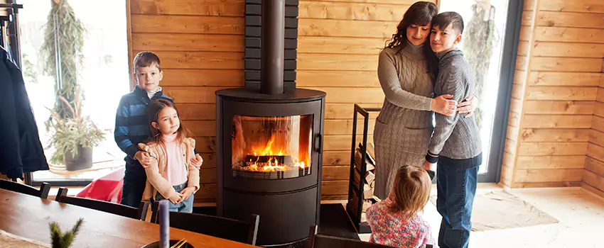 Morso Cast Iron Fireplace Insert Installation in Encinitas, California