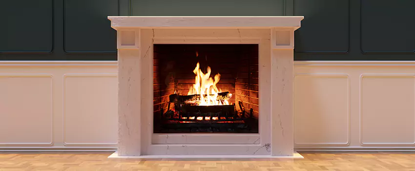 Open Flame Wood-Burning Fireplace Installation Services in Encinitas, California