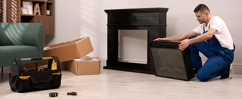 Old Rusted Metal Fireplace Repair And Replacement in Encinitas, CA
