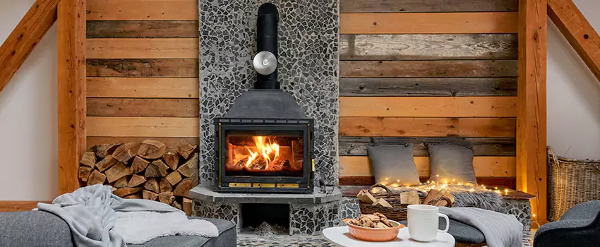 Thelin Hearth Products Direct Vent Gas Stove Fireplace Inspection in Encinitas, California